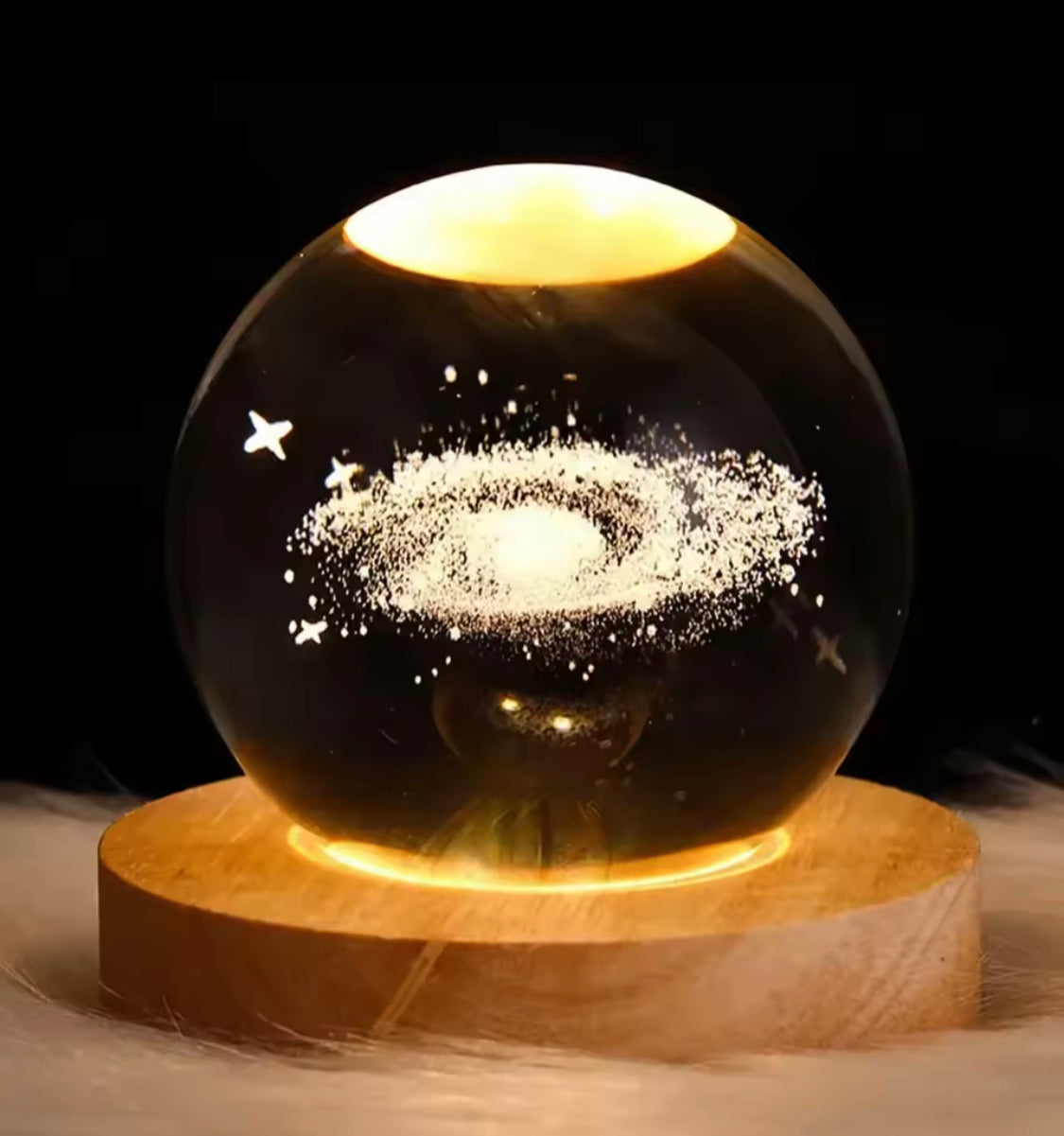 3D Crystal Ball Light, Glowing Planet Crystal Ball Lamp, Warm Bedside Light, Luminous Decor Atmosphere Light, Wood Base Fantasy Decor Crystal Ball, Universe Series Crystal Ball, LED Base Astronomy Night Light for Home Decor 3D Crystal Ball Light, Glowing Planet Crystal Ball Lamp, Warm Bedside Light, Luminous Decor Atmosphere Light, Wood Base Fantasy Decor Crystal Ball, Universe Series Crystal Ball, LED Base Astronomy Night Light for Home Decor